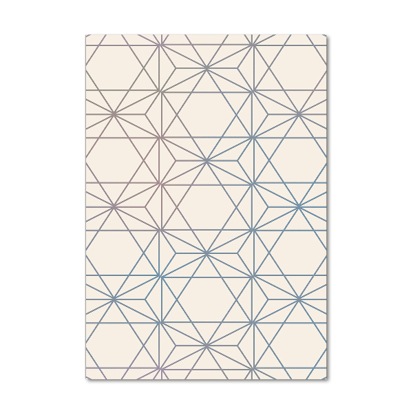 Foto auf glas vertikales Geometrischer Hintergrund