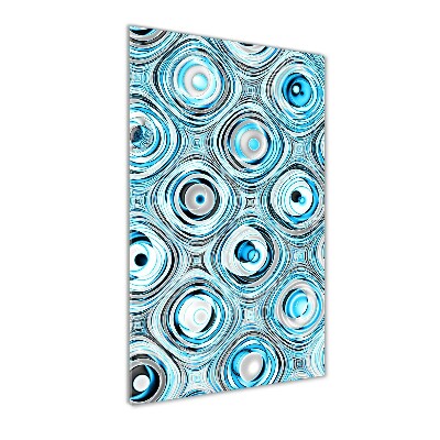 Glasbild vertikales Fraktalgrafiken