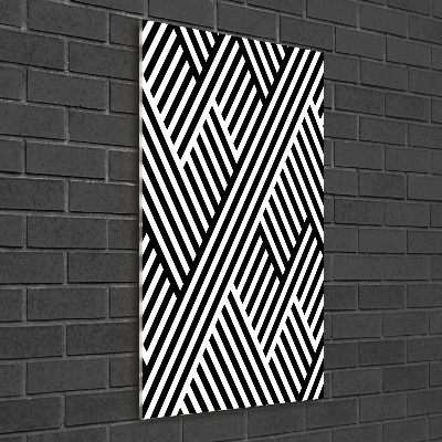 Bild aus glas vertikales Geometrischer Hintergrund