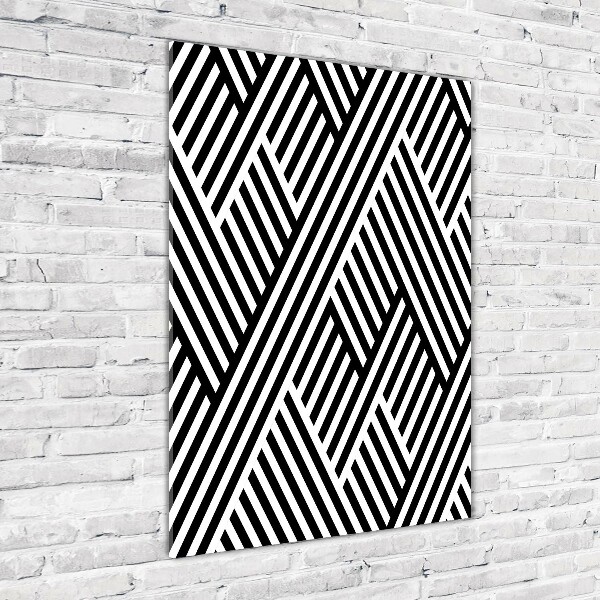 Bild aus glas vertikales Geometrischer Hintergrund