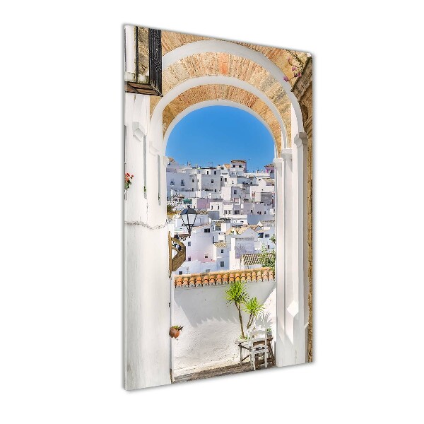 Bild aus glas vertikales Andalusien, Spanien