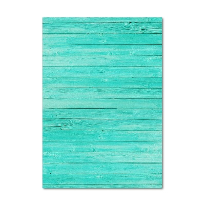 Bild aus glas vertikales Grüne Bretter