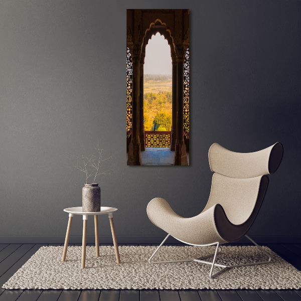 Glasbild vertikales Agra Fort, Indien