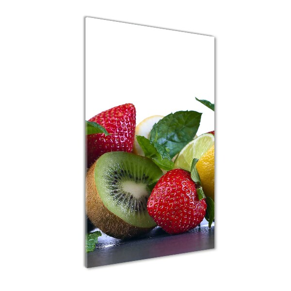 Foto auf glas vertikales Obst