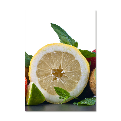 Foto auf glas vertikales Obst