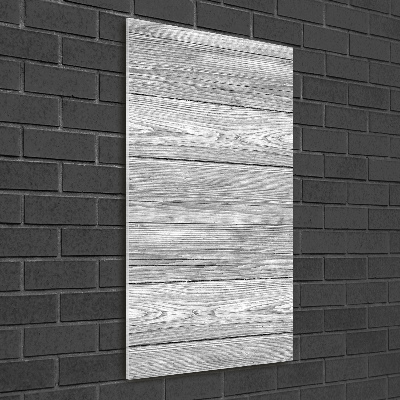 Glasbild vertikales Holzhintergrund