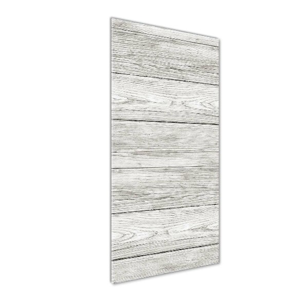 Bild aus glas vertikales Holzhintergrund