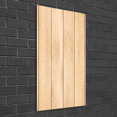 Foto auf glas vertikales Holzhintergrund