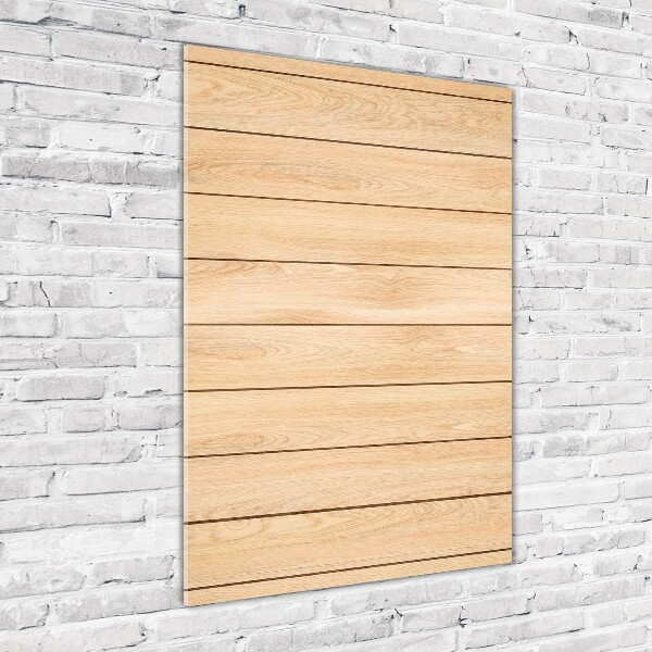 Foto auf glas vertikales Holzhintergrund