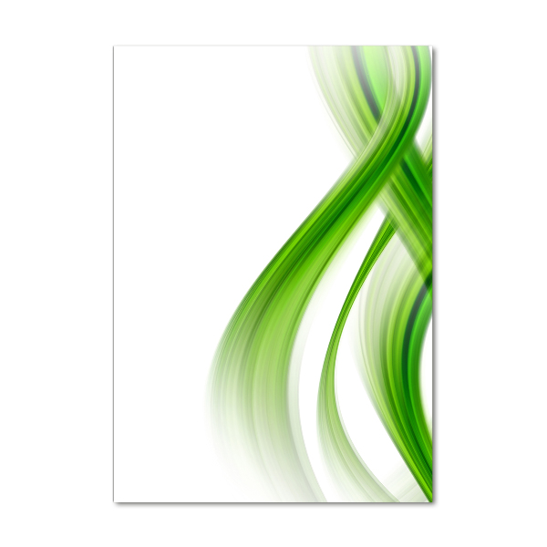 Foto auf glas vertikales Abstrakte Welle