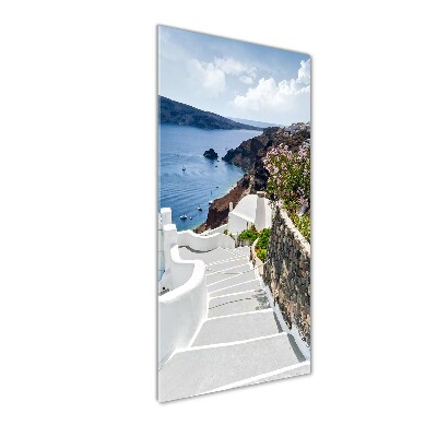 Foto auf glas vertikales Santorini, Griechenland