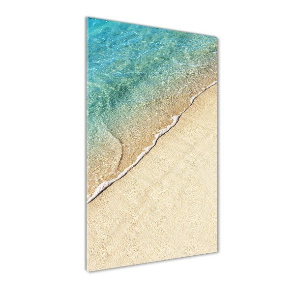 Glasbild vertikales Meereswelle