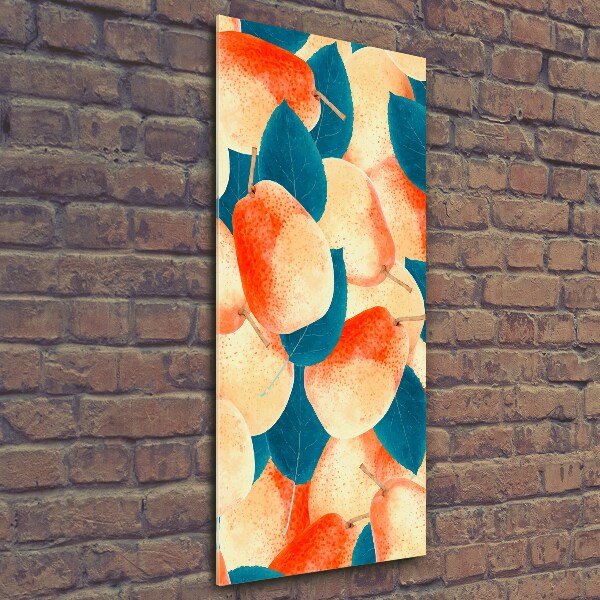 Foto auf glas vertikales Birnen