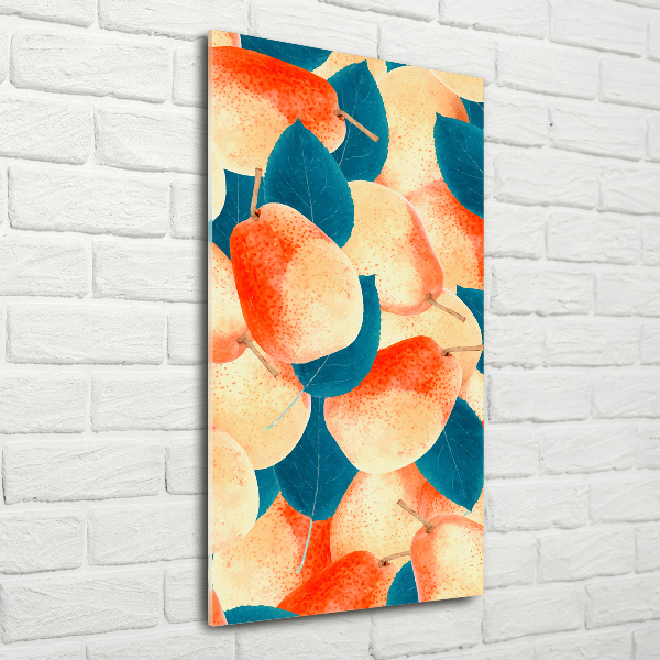 Foto auf glas vertikales Birnen