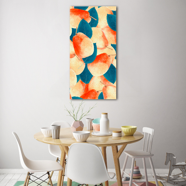 Foto auf glas vertikales Birnen