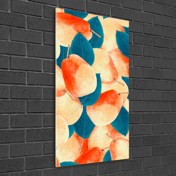 Foto auf glas vertikales Birnen