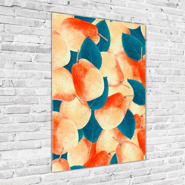 Foto auf glas vertikales Birnen