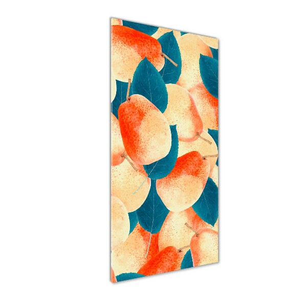 Foto auf glas vertikales Birnen