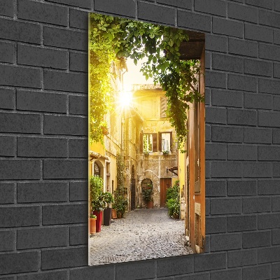 Foto auf glas vertikales Italienische Straßen