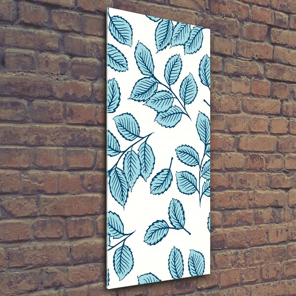 Bild aus glas vertikales Blätter