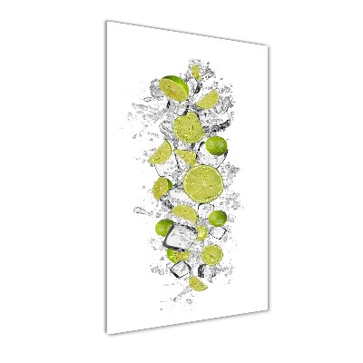 Glasbild vertikales Limes