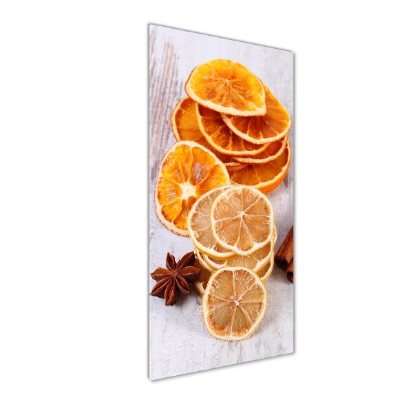 Bild aus glas vertikales Der Duft von Weihnachten