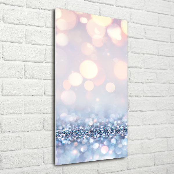 Foto auf glas vertikales Glänzender Hintergrund