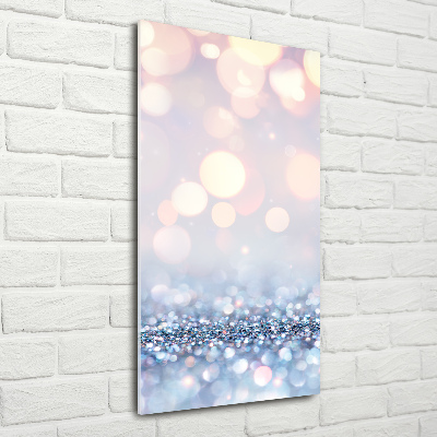 Foto auf glas vertikales Glänzender Hintergrund