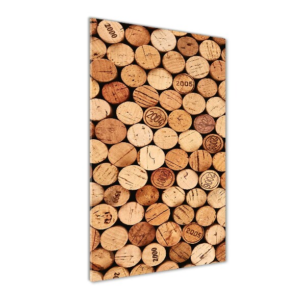 Foto auf glas vertikales Weinkorken