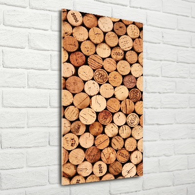 Foto auf glas vertikales Weinkorken