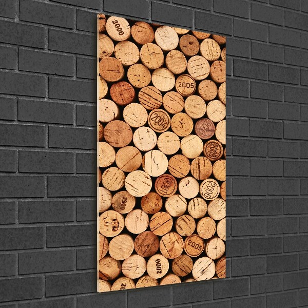 Foto auf glas vertikales Weinkorken