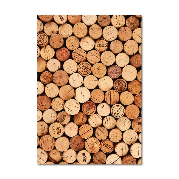 Foto auf glas vertikales Weinkorken