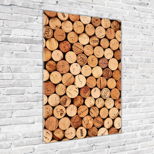 Foto auf glas vertikales Weinkorken