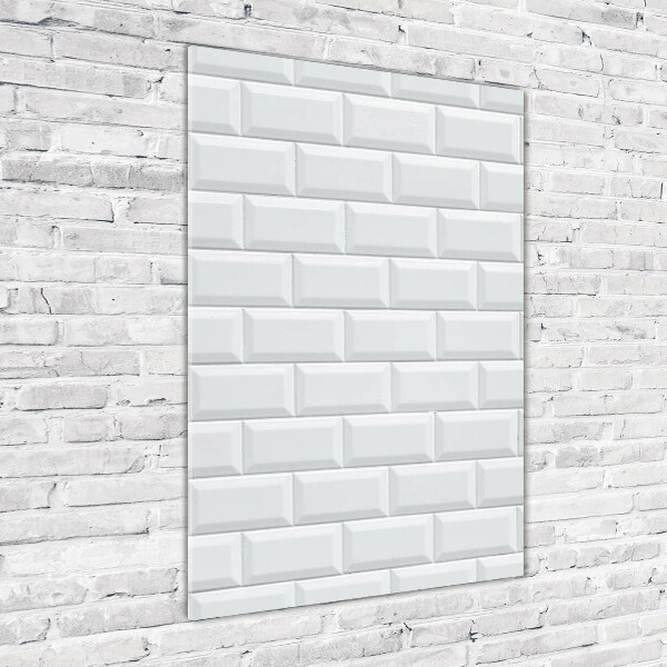 Glasbild vertikales Keramikwand