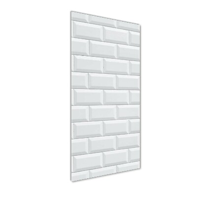 Glasbild vertikales Keramikwand