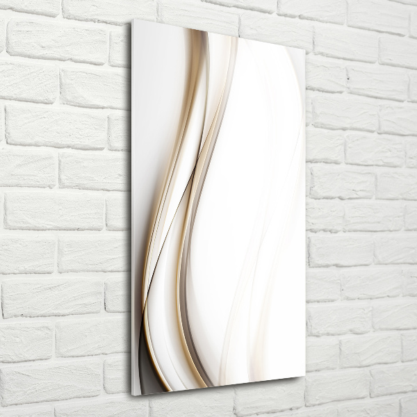 Foto auf glas vertikales Abstrakte Welle