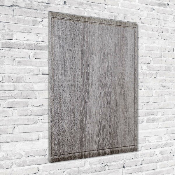Bild aus glas vertikales Holz