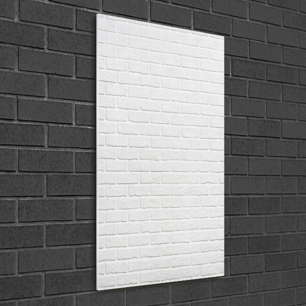 Foto auf glas vertikales Ziegelmauer