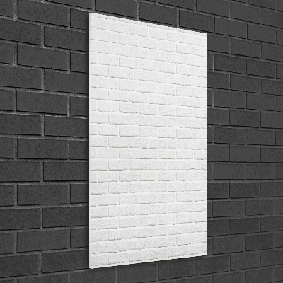 Foto auf glas vertikales Ziegelmauer