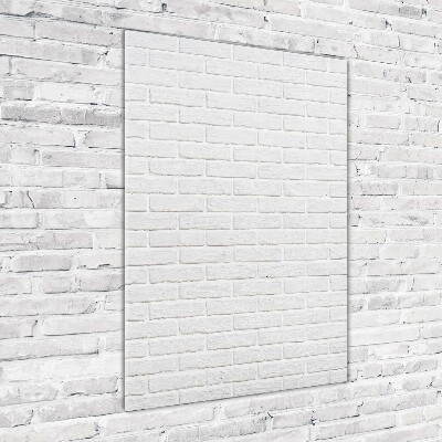 Foto auf glas vertikales Ziegelmauer