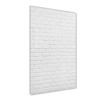 Foto auf glas vertikales Ziegelmauer