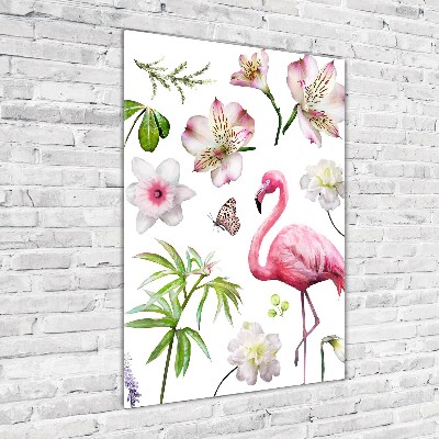 Foto auf glas vertikales Tropische Kollektion