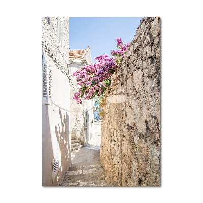 Bild aus glas vertikales Korčula, Kroatien