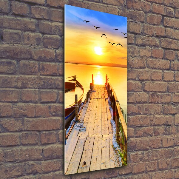 Foto auf glas vertikales See