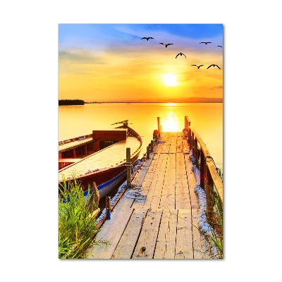 Foto auf glas vertikales See