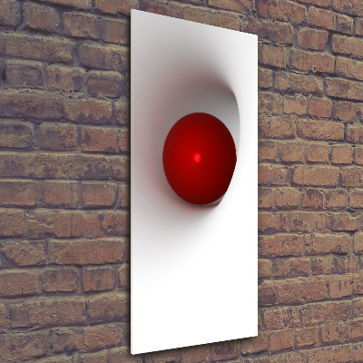 Foto auf glas vertikales Abstrakte Sphäre