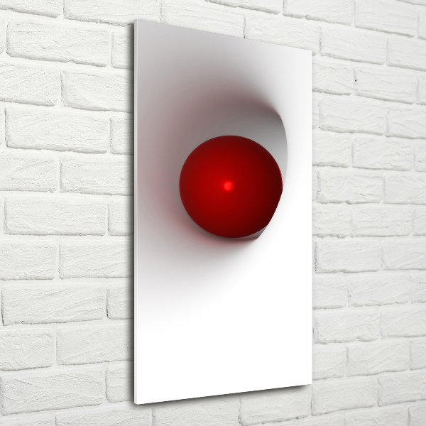 Foto auf glas vertikales Abstrakte Sphäre