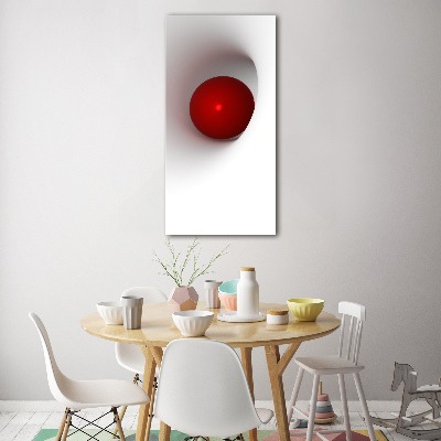 Foto auf glas vertikales Abstrakte Sphäre