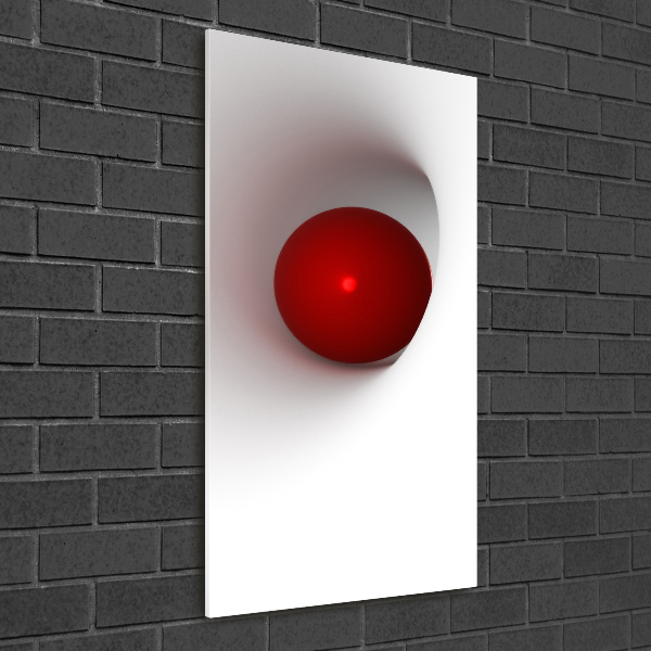 Foto auf glas vertikales Abstrakte Sphäre