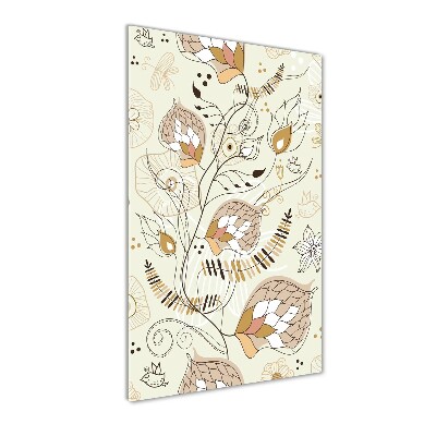 Foto auf glas vertikales Ornamente